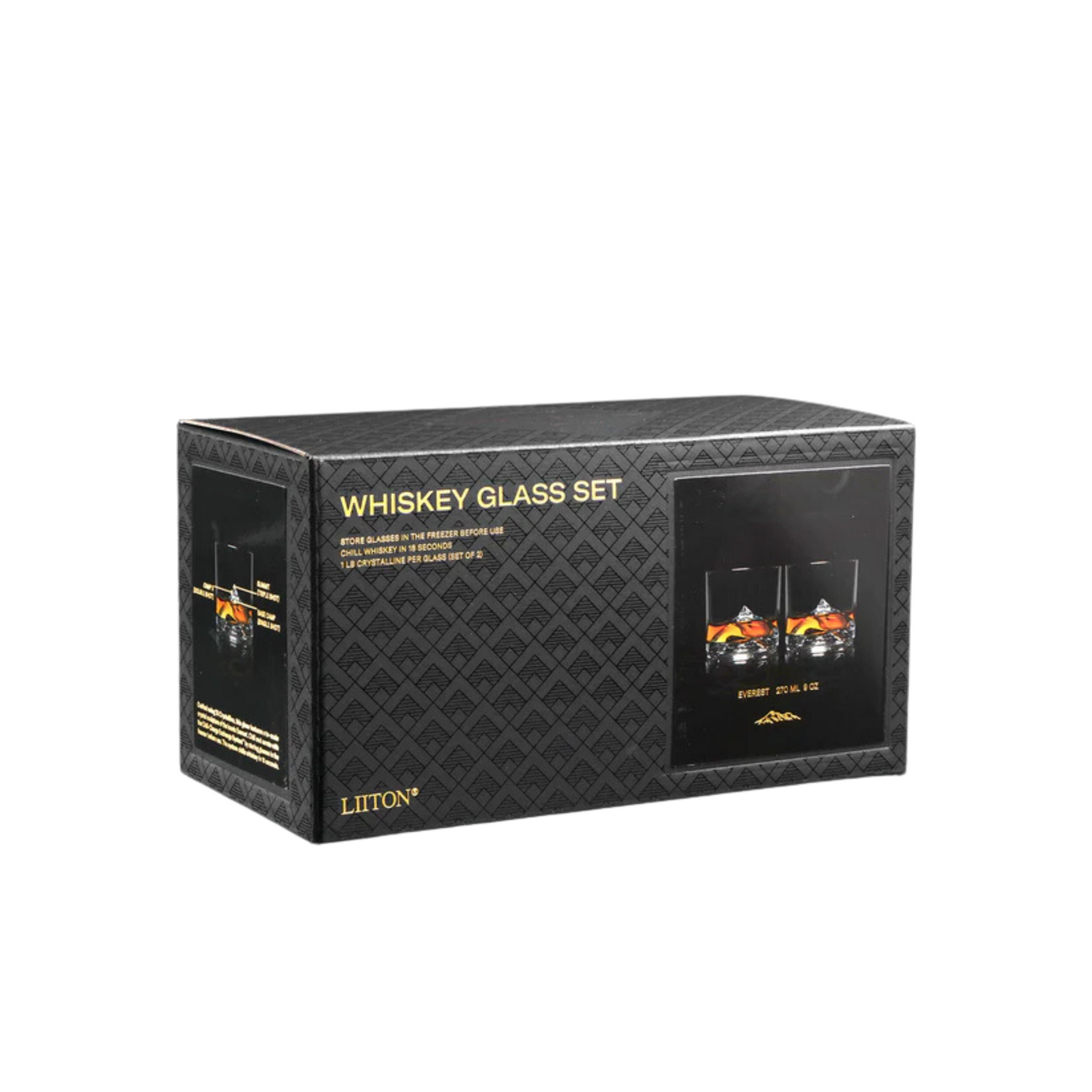 Mountain Whiskey Glasses - Set of 2