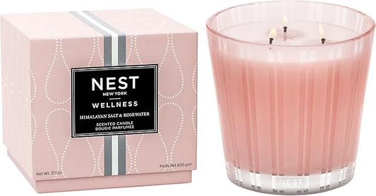 Himalayan Salt & Rosewater 3 Wick