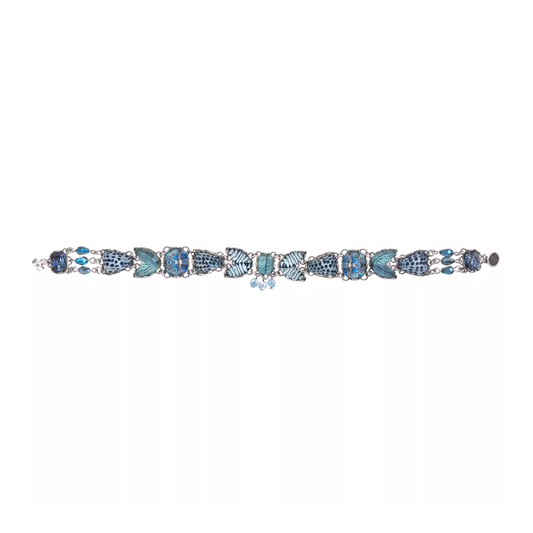 Blue Glassy Deep Sea Bracelet