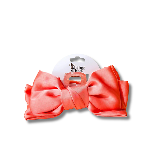 Satin Bow Claw Clip