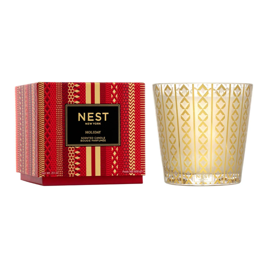 Holiday 3 Wick Candle