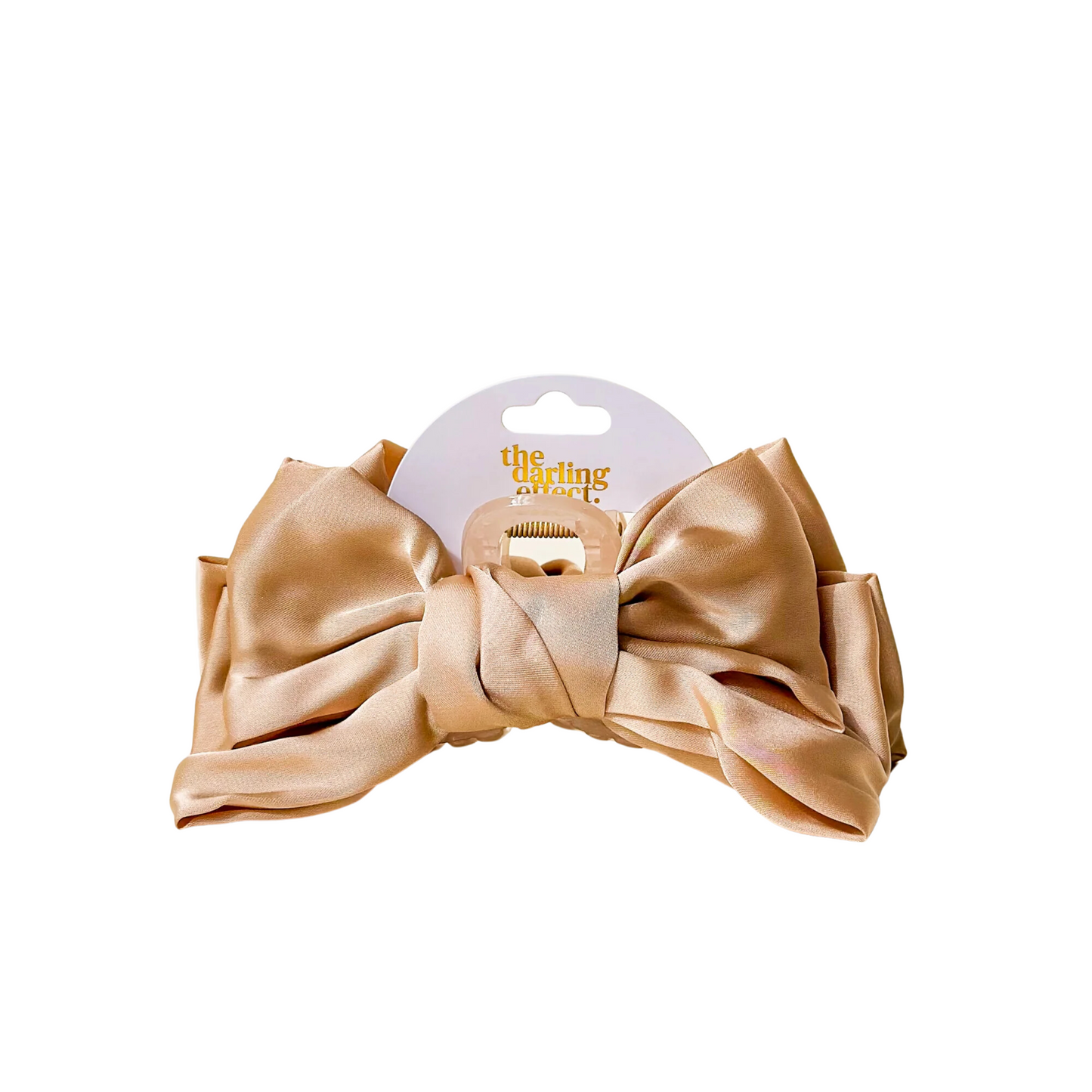 Satin Bow Claw Clip