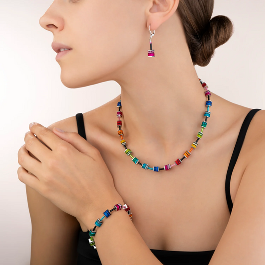 Multi-Colored GeoCUBE Earrings