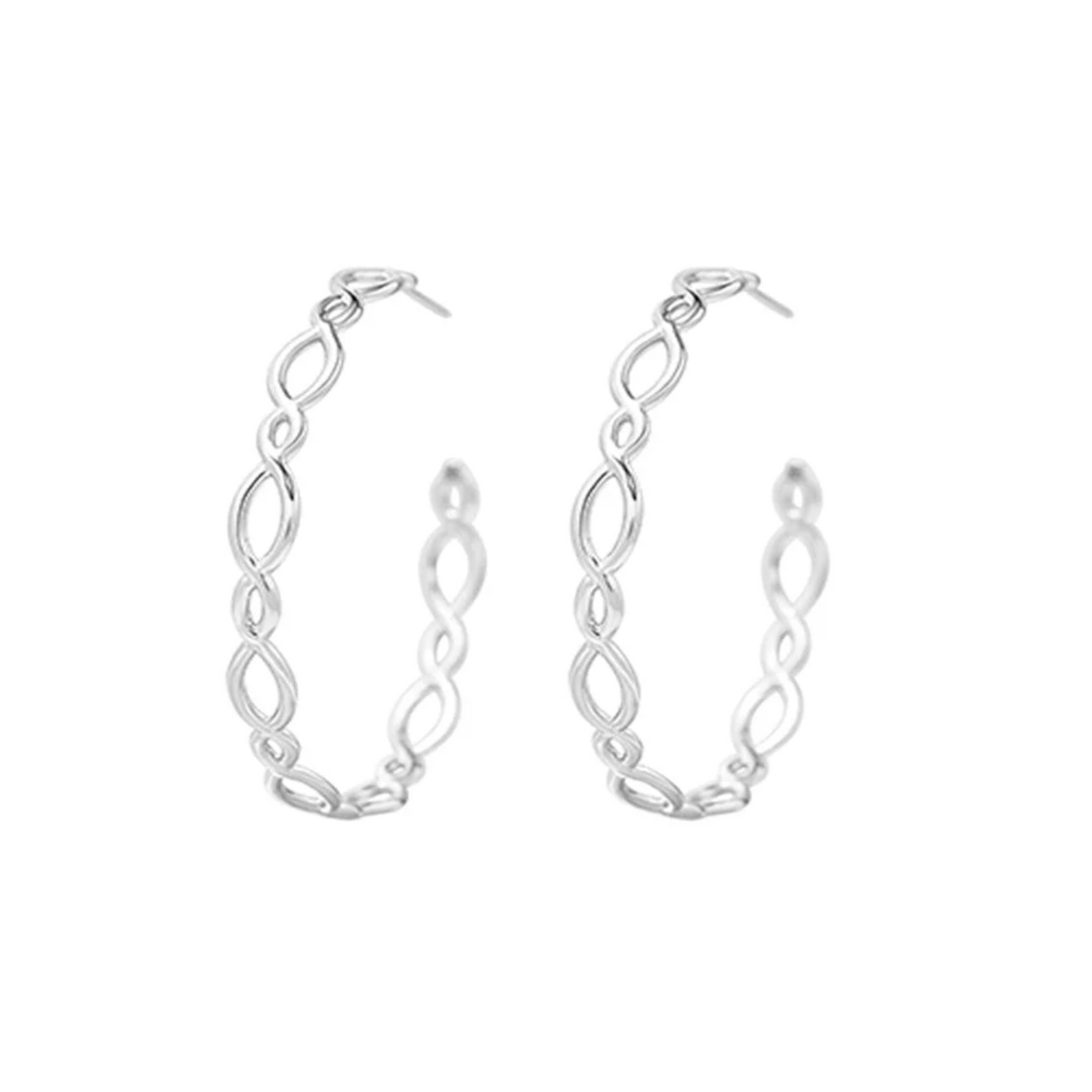 Bloom Hoop Earrings (Multiple Finish Options)