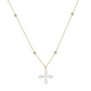 Enamel Cross Drop Necklace (Multiple Color Options)