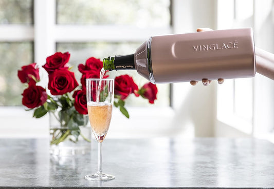 Vinglacé Wine Chiller - Rose Stainless Steel