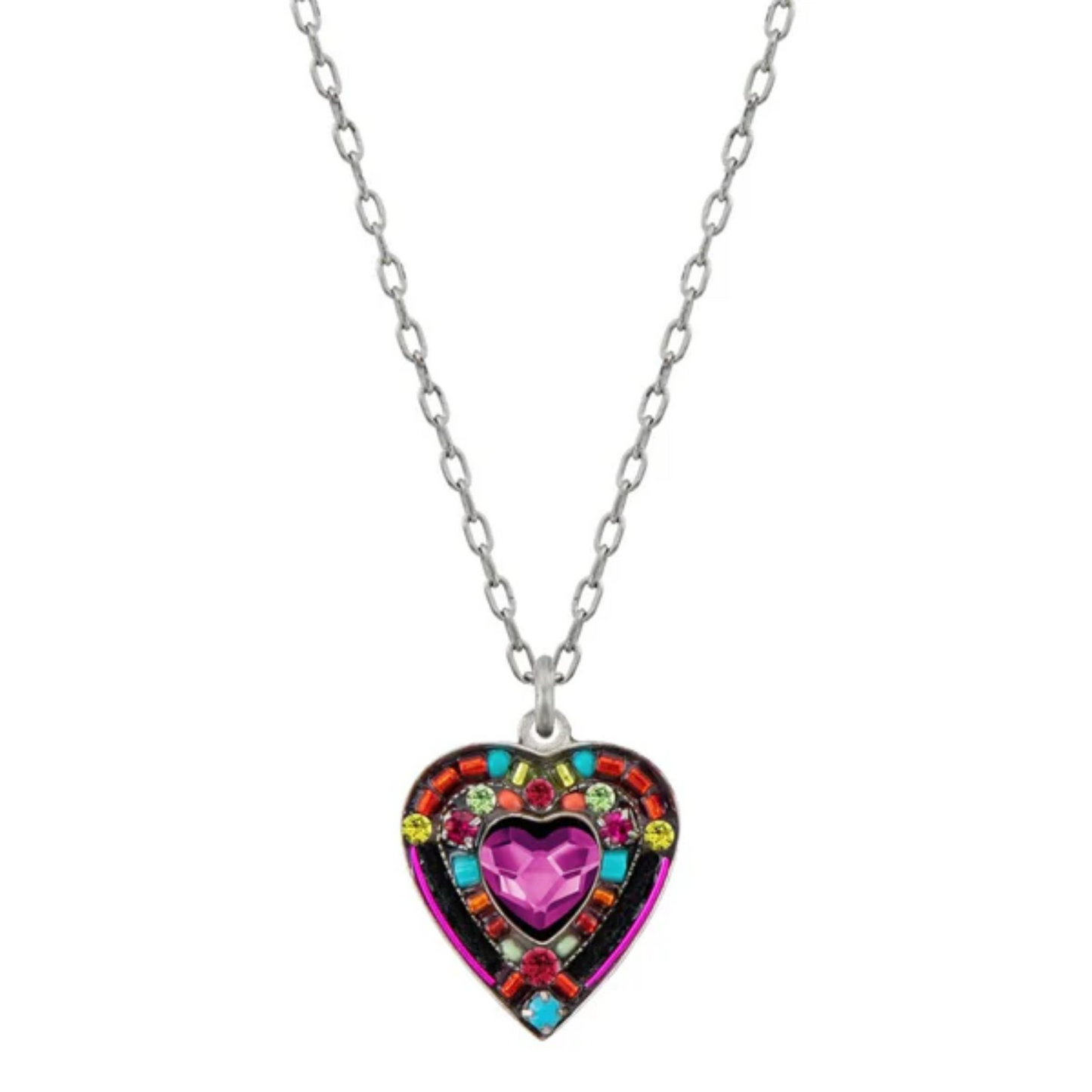 Rose Heart Pendant