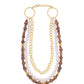 Earth Goddess Necklace - Teak & Pearl