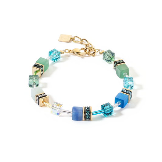 GeoCUBE Turquoise Bracelet